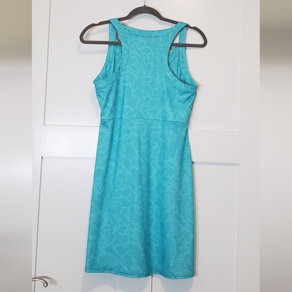 Columbia Dress Size Small Omni-Freeze Advanced Cooling Aqua Racerback Stretch - Picture 9 of 11